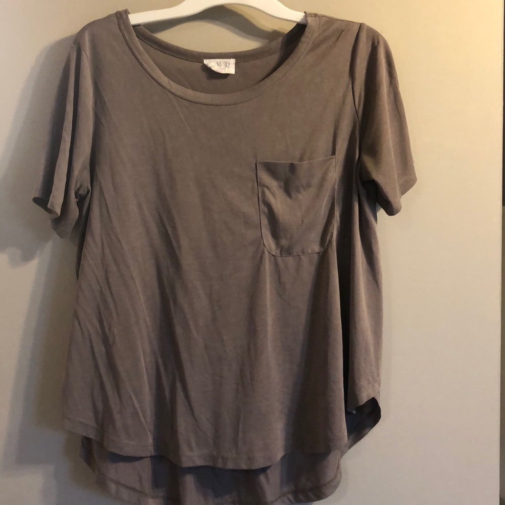 Tan blouse